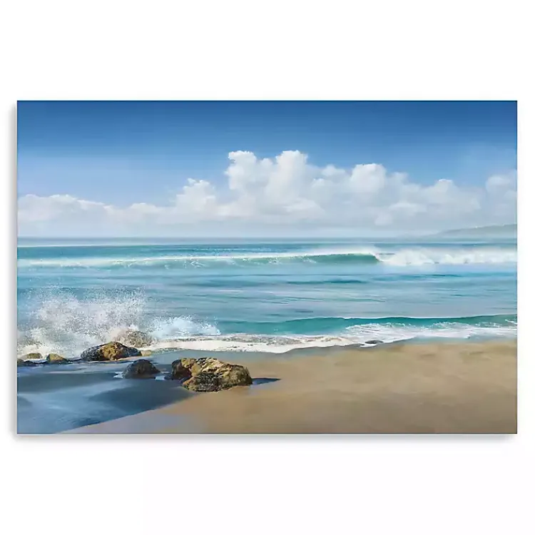 Kirklands Home Sweeping Blue Canvas Art Print, 48x32 in. Discount