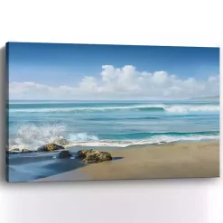Kirklands Home Sweeping Blue Canvas Art Print, 60x40 in. Discount