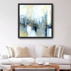 Kirklands Home Sweeping the City Framed Canvas Art Print Outlet