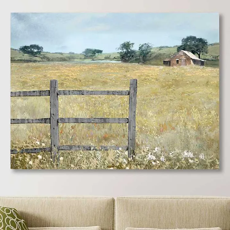 Kirklands Home Sweet Meadow Giclee Canvas Art Print Multi Discount