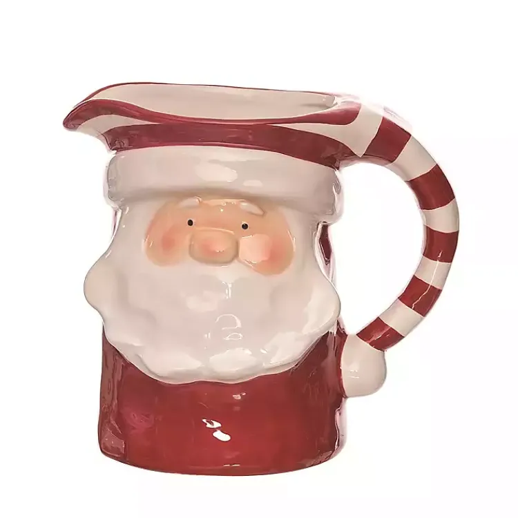 Christmas Dining & Entertaining>Kirklands Home Sweet Santa Claus Dolomite Christmas Pitcher