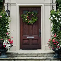 Wreaths>Kirklands Home Sweetgum and Mandarin Wreath