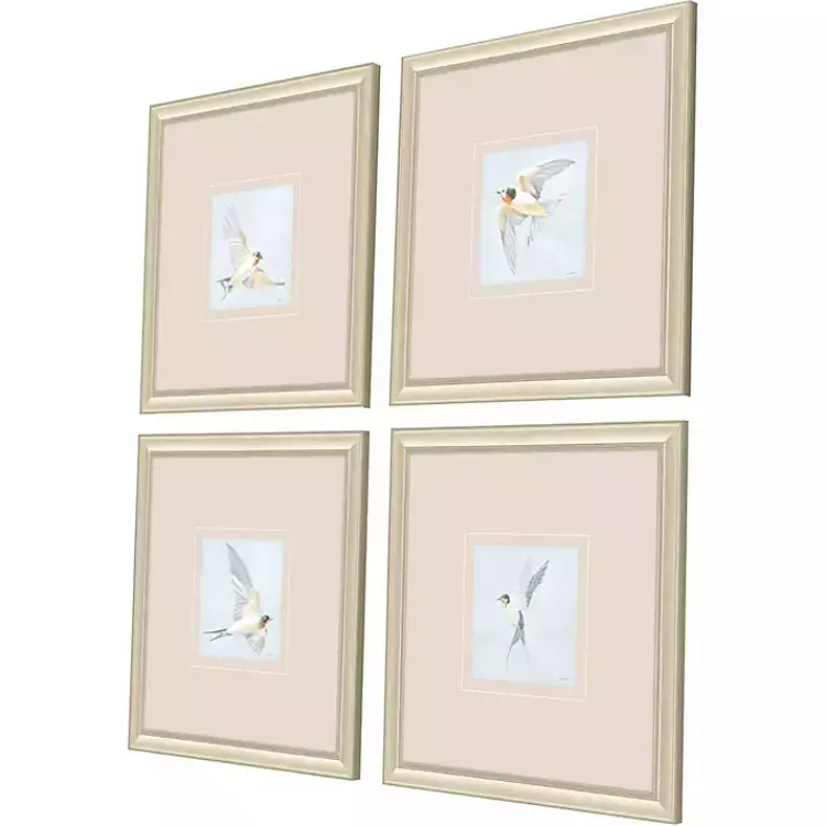 Kirklands Home Swift Birds Framed Art Prints, Set of 4 Sale