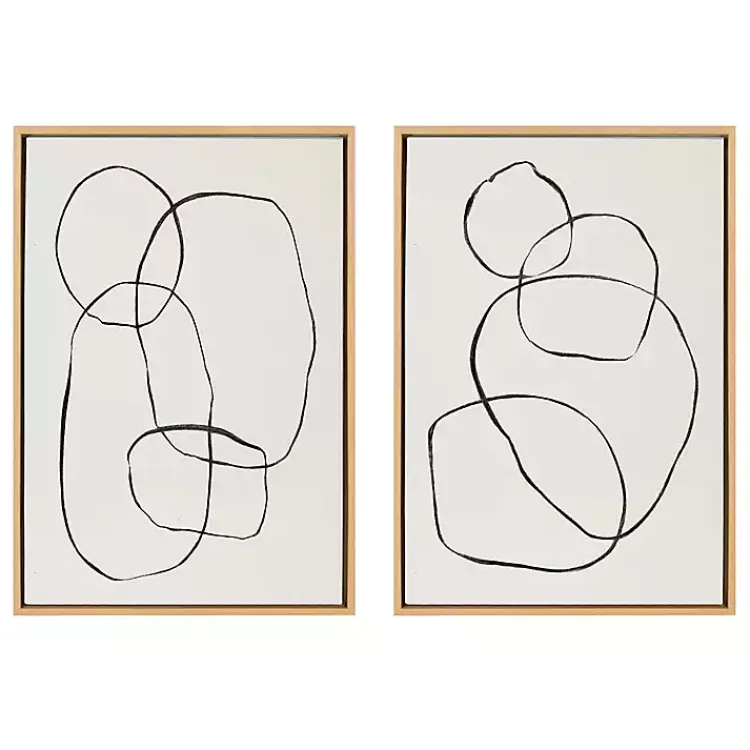 Kirklands Home Sylvie Going in Circles Canvas Prints, Set of 2 Hot
