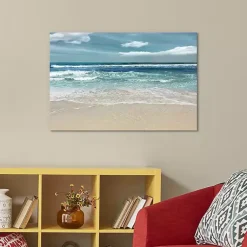 Kirklands Home Symphony of the Sea Giclee Canvas Art Print, 26x18 Blue Online