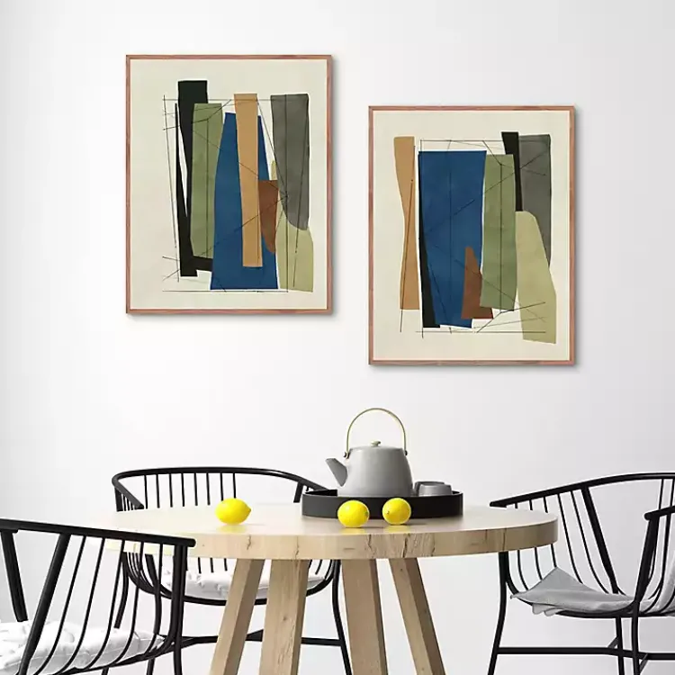 Kirklands Home Synch Abstract 2-pc. Framed Canvas Art Set Best