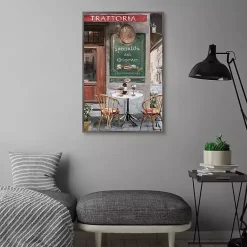 Kirklands Home Table for Two Framed Canvas Art Print Discount
