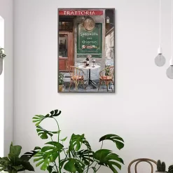 Kirklands Home Table for Two Framed Canvas Art Print Discount