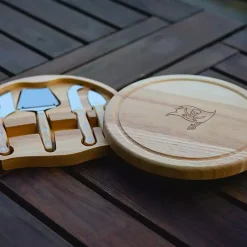 Kirklands Home Tampa Bay Buccaneers Cheese Board and Tool Set Tan Hot