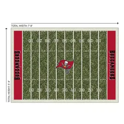 Kirklands Home Tampa Bay Buccaneers Home Field Area Rug, 6x8 Outlet