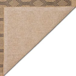 Kirklands Home Tan & Black Diamonds Indoor/Outdoor Area Rug, 5x7 Best
