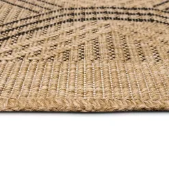 Kirklands Home Tan & Black Diamonds Indoor/Outdoor Area Rug, 5x7 Best