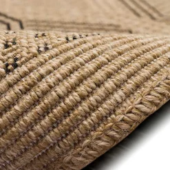 Kirklands Home Tan & Black Diamonds Indoor/Outdoor Area Rug, 5x7 Best