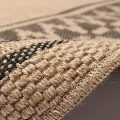 Kirklands Home Tan & Black Zig Zag Indoor/Outdoor Area Rug, 5x7 Outlet