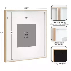 Kirklands Home Tan & White Gibson 3-pc. Gallery Wall Frame Set