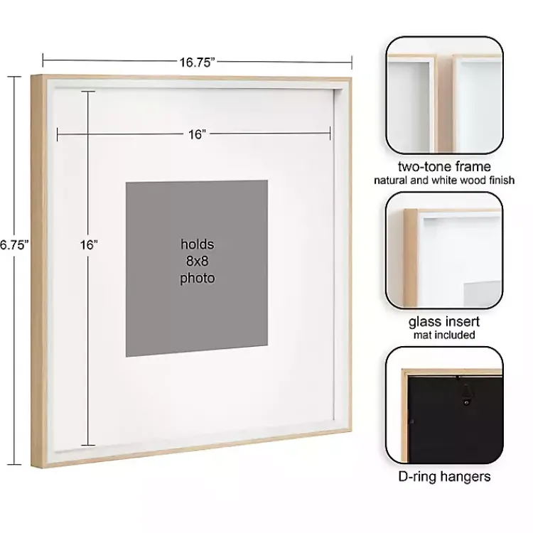 Kirklands Home Tan & White Gibson 3-pc. Gallery Wall Frame Set