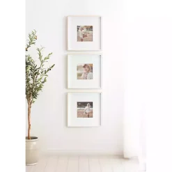 Kirklands Home Tan & White Gibson 3-pc. Gallery Wall Frame Set