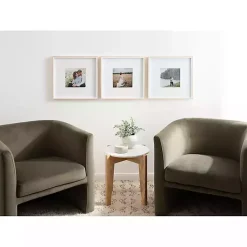 Kirklands Home Tan & White Gibson 3-pc. Gallery Wall Frame Set