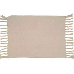 Kirklands Home Tan and Black Chevron Cotton Placemats, Set of 4 Hot