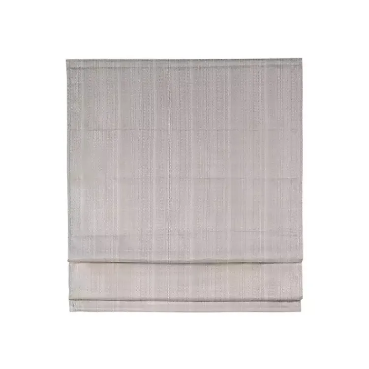 Kirklands Home Basketweave Cordless Roman Shade, 27 in. Tan Discount