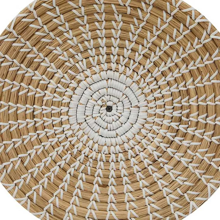 Kirklands Home Tan Bohemian Seagrass 5-pc. Wall Plaque Set Hot