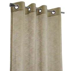 Kirklands Home Boucle Sheer Single Curtain Panel, 95 in. Tan Outlet