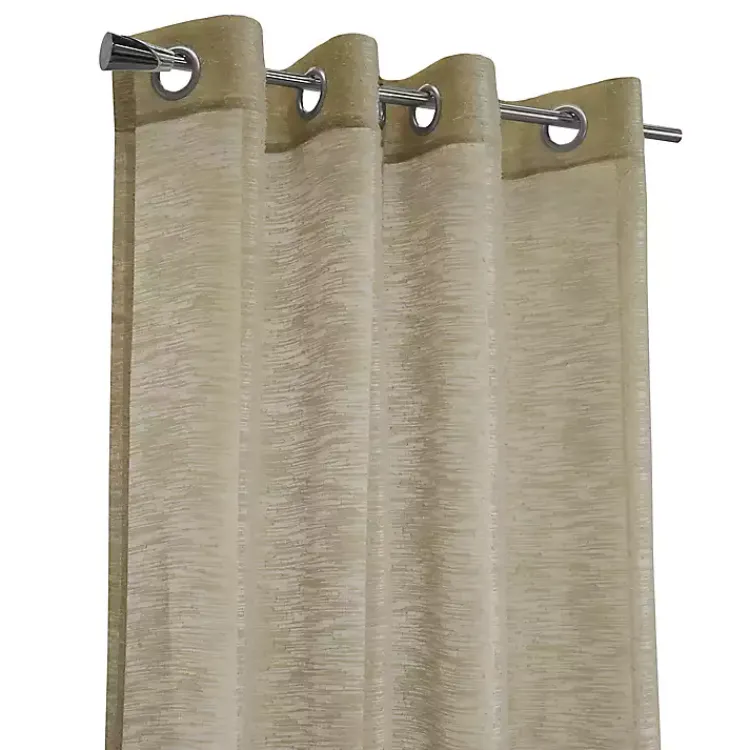 Kirklands Home Boucle Sheer Single Curtain Panel, 95 in. Tan Outlet