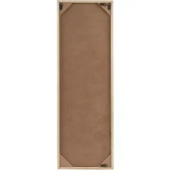 Kirklands Home Carved Wood Laurel Branches Panel Wall Plaque Tan Best