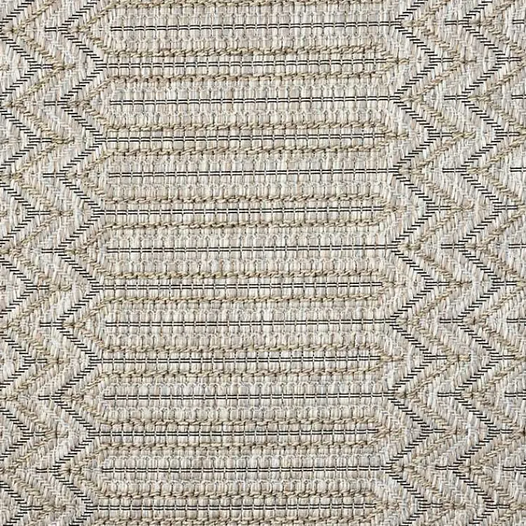 Kirklands Home Chevron Indoor/Outdoor Area Rug, 5x7 Tan Hot