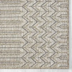 Kirklands Home Chevron Indoor/Outdoor Area Rug, 7x9 Tan Sale