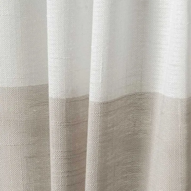 Kirklands Home Tan Deena Curtain Panel Set, 84 in. Hot