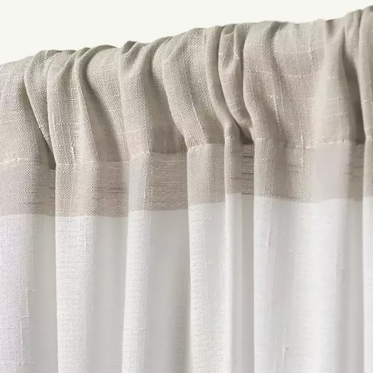 Kirklands Home Tan Deena Curtain Panel Set, 84 in. Hot
