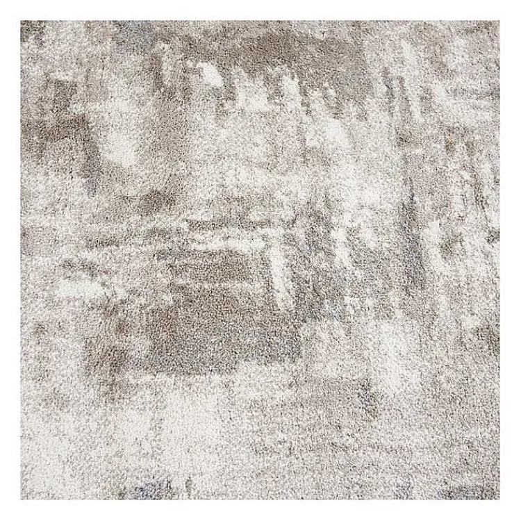 Kirklands Home Tan Edward Abstract Area Rug, 5x7 Clearance