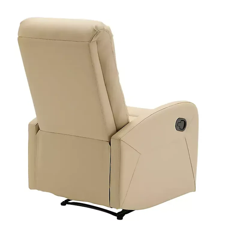 Kirklands Home Faux Leather Dormi Recliner Tan Best