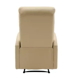 Kirklands Home Faux Leather Dormi Recliner Tan Best