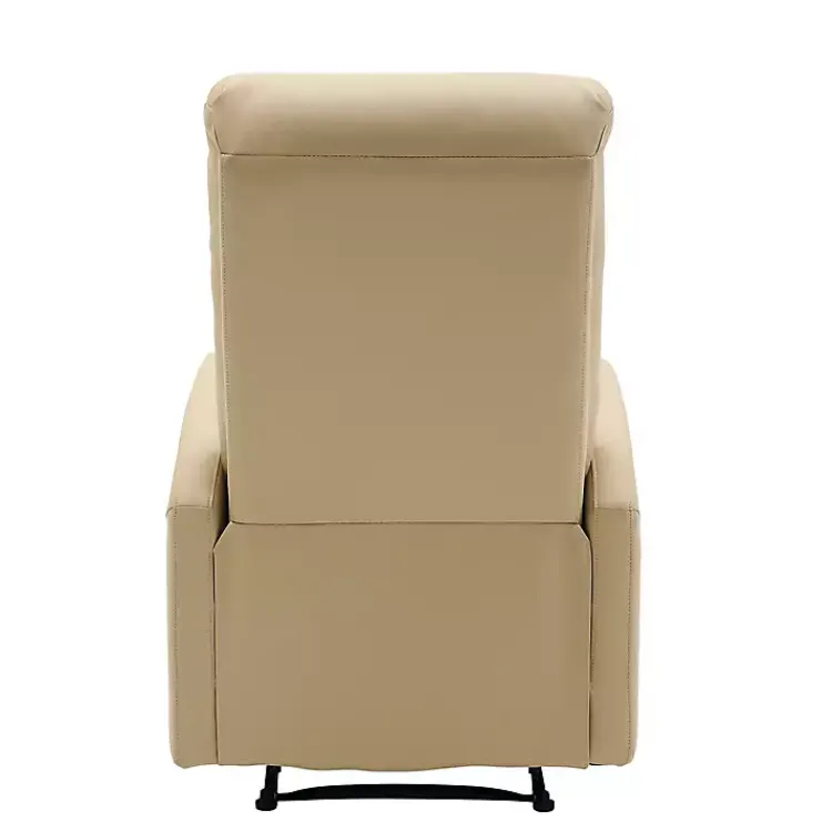 Kirklands Home Faux Leather Dormi Recliner Tan Best