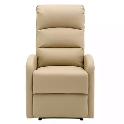 Kirklands Home Faux Leather Dormi Recliner Tan Best