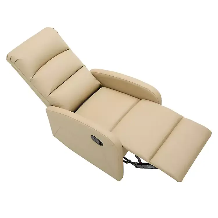Kirklands Home Faux Leather Dormi Recliner Tan Best