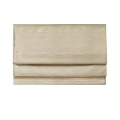 Kirklands Home Faux Silk Room Darkening Roman Shade, 35 in. Tan Outlet