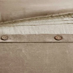 Kirklands Home Faux Suede 7-pc. King Comforter Set Tan Outlet
