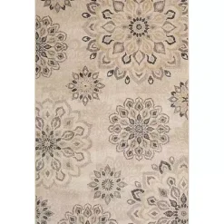 Kirklands Home Floral Mini Medallions Area Rug, 5x7 Tan Sale