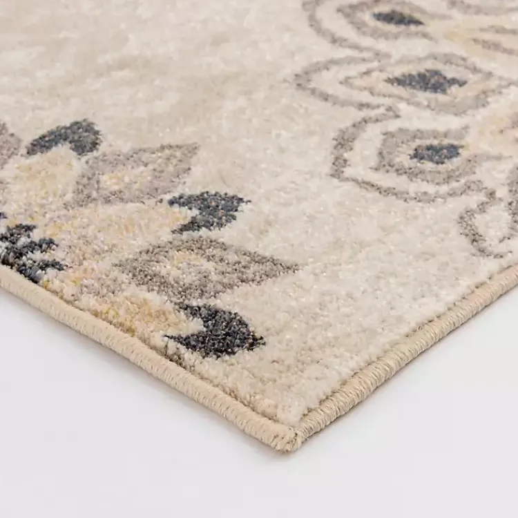Kirklands Home Floral Mini Medallions Area Rug, 5x7 Tan Sale