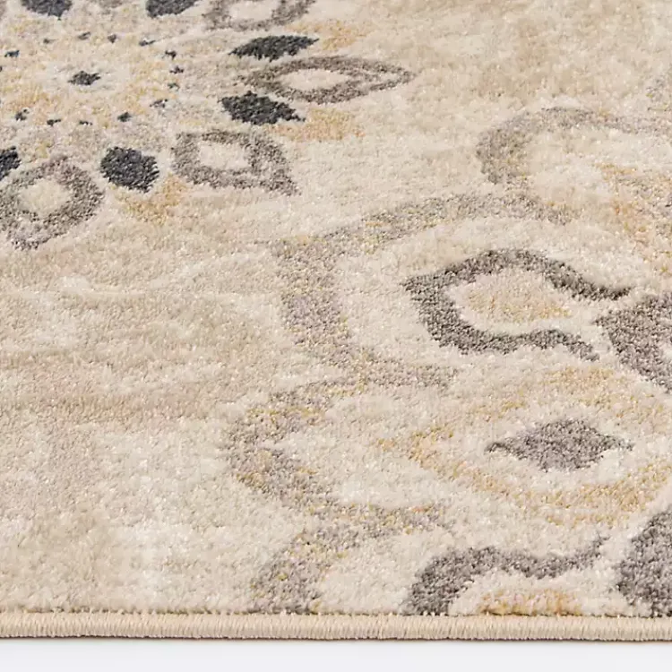 Kirklands Home Floral Mini Medallions Area Rug, 5x7 Tan Sale