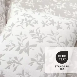 Kirklands Home Tan Floral Reversible 3-pc. Full/Queen Quilt Set Clearance