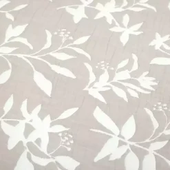 Kirklands Home Tan Floral Reversible 3-pc. Full/Queen Quilt Set Clearance