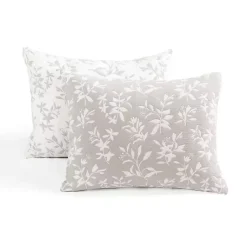 Kirklands Home Tan Floral Reversible 3-pc. Full/Queen Quilt Set Clearance