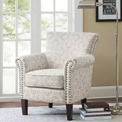 Kirklands Home Fretwork Accent Club Chair Tan Clearance