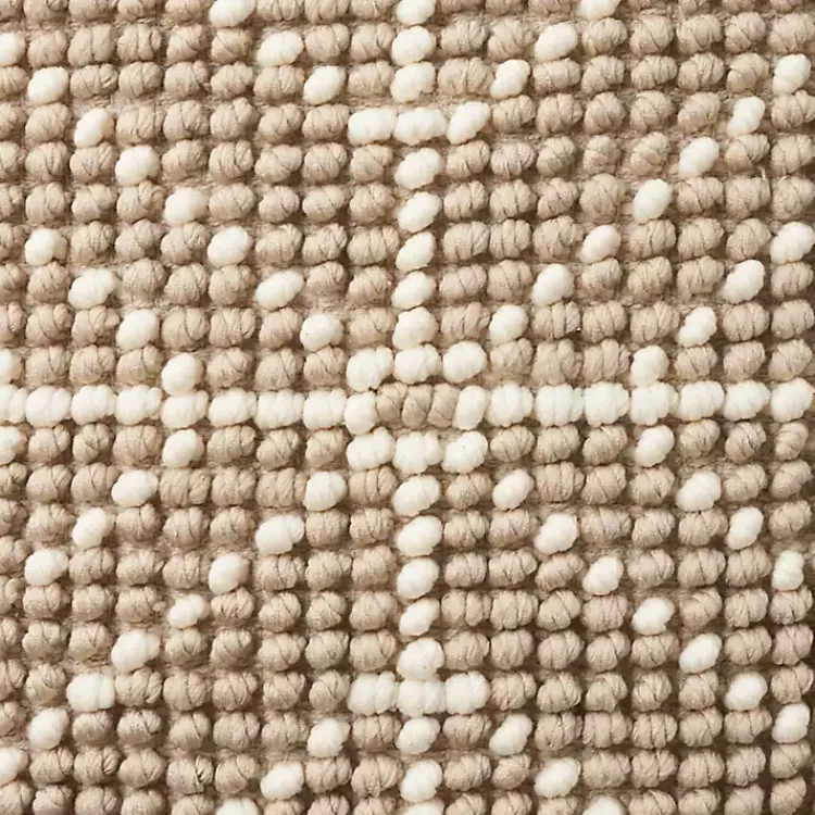 Christmas Pillows>Kirklands Home Looped Snowflake Pillow Tan