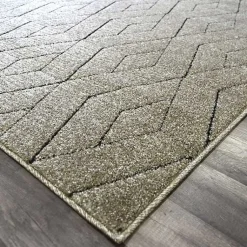 Kirklands Home Modern Chevron Area Rug, 5x7 Tan Sale