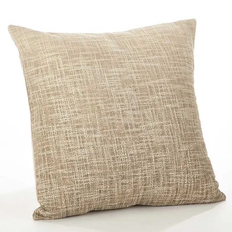Pillows>Kirklands Home Ombre Down Filled Square Throw Pillow Tan